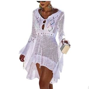 White sheet coverup NWT